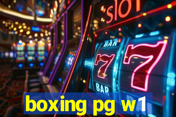 boxing pg w1